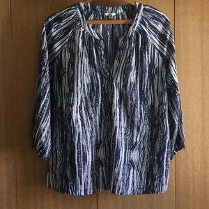 Milano Ripple Print Blouse